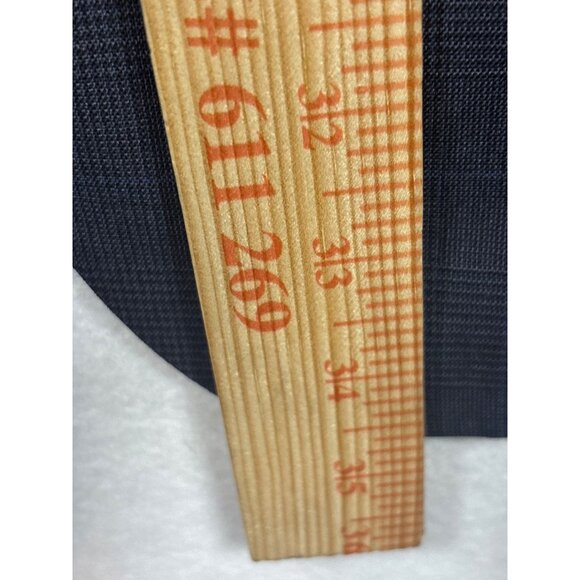 Vtg Polo University polo club by Ralph Lauren Mens Two-Button Navy Plaid 42 - Picture 7 of 16